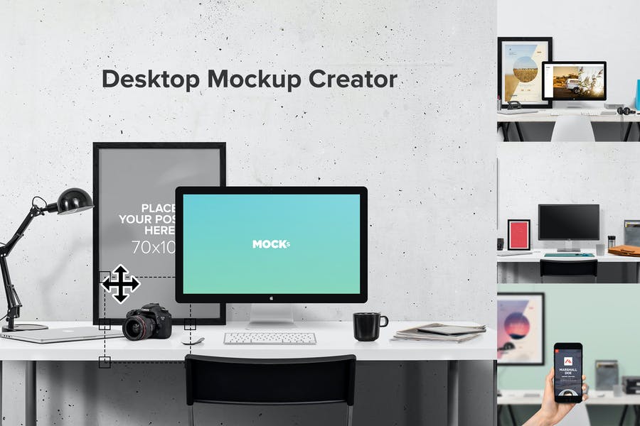 Website Design Presentation Mockup
