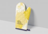 oven mitt mockup