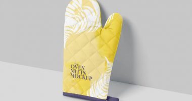 oven mitt mockup