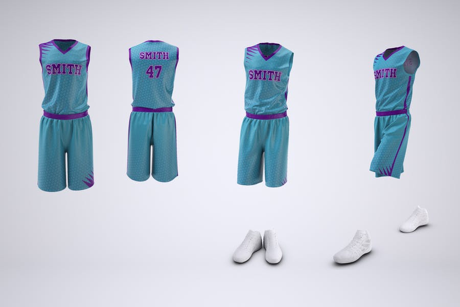 Basketball Jersey Mockup Set