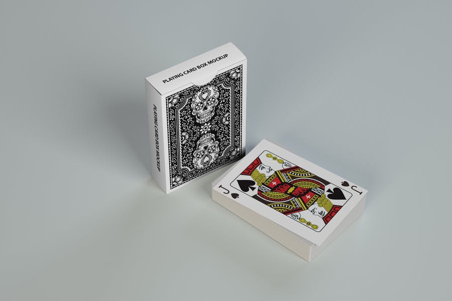 Casino Playing Cards Mockup
