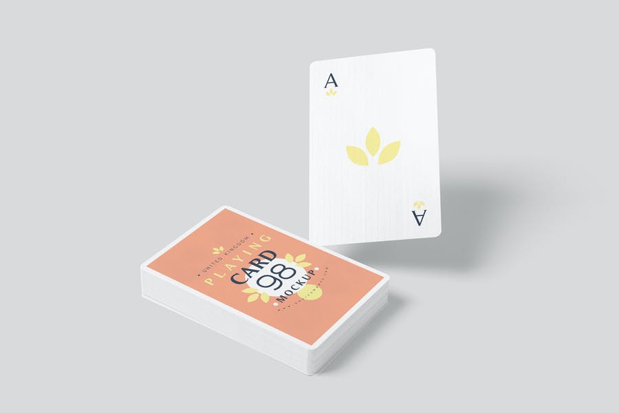 Clean Playing Card Mockup