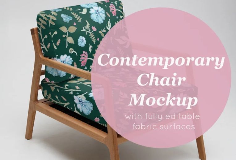 Contemperory Chair Mockups PSD