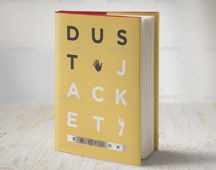 Creative Dust Jacket Book Mockup