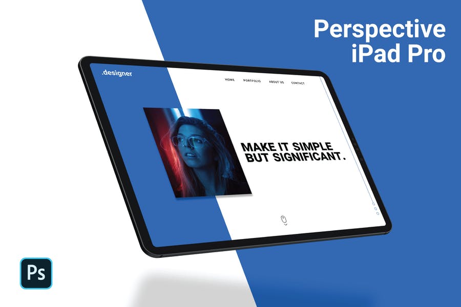 Perspective iPad Pro Mockups