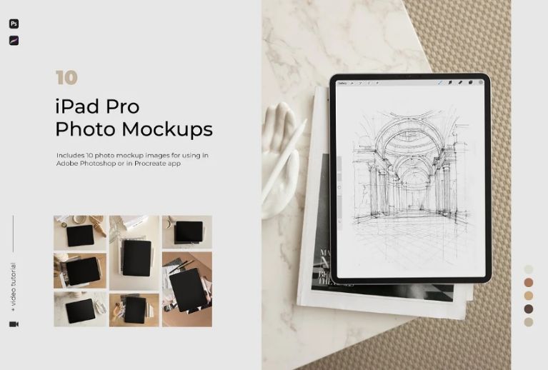 ipad Pro Photo Mockups