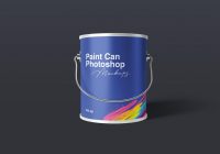 paint can mockup