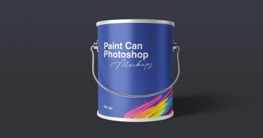 paint can mockup