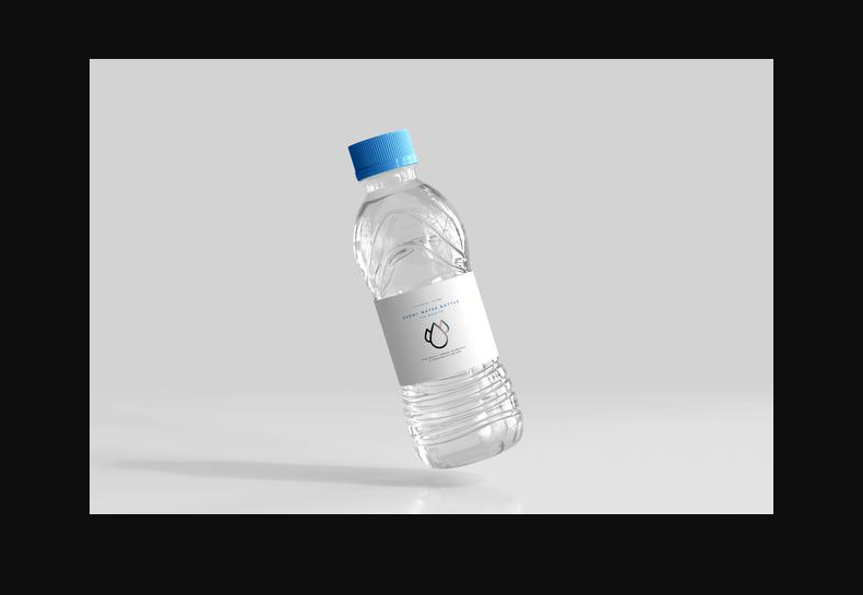 500 ml Water Bottle Mockup
