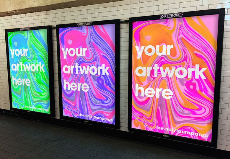 Free Subway Ad Mockups