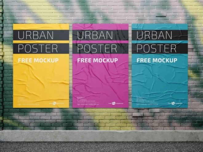 32+ Free Urban Poster Mockup PSD Downloads - MockupCloud