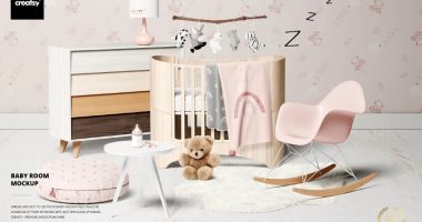Baby Room Mockup PSD