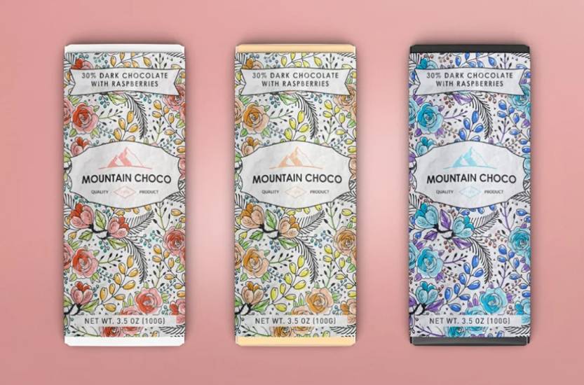 4 Professional Chocolate Packaging Mockups