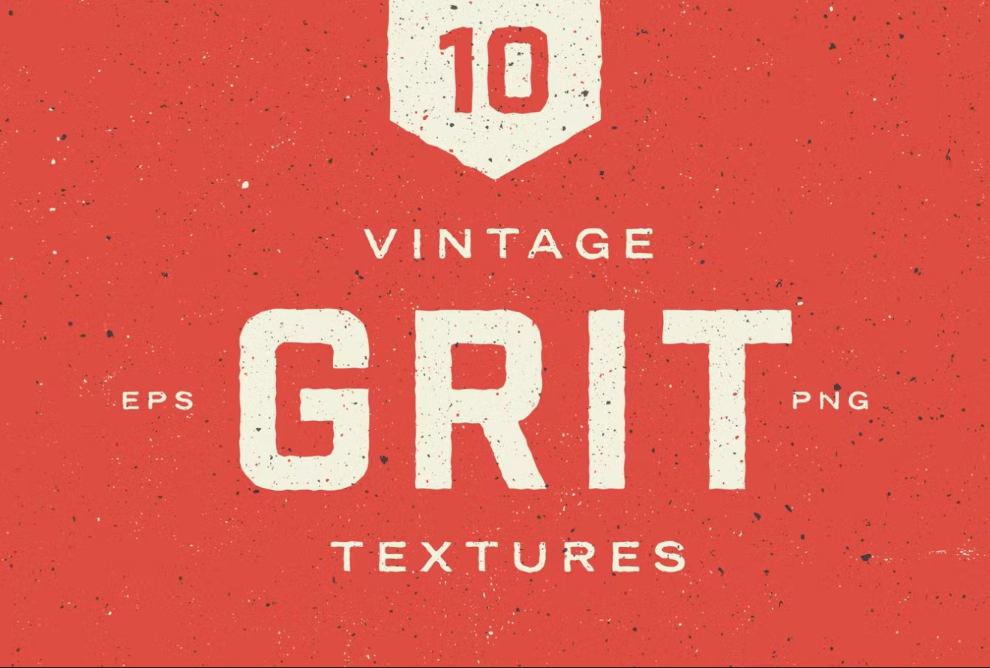 10 Vintage Grit Textures Set