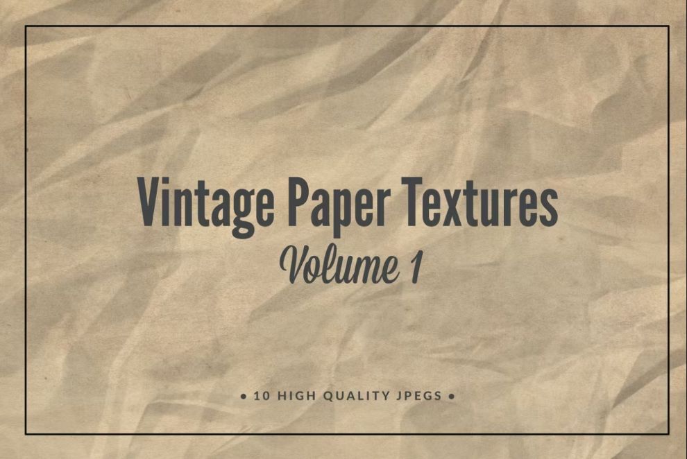 10 Vintage Paper Textures Pack