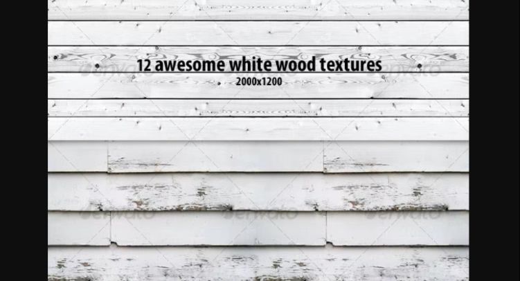 12 White Wood Textures Design