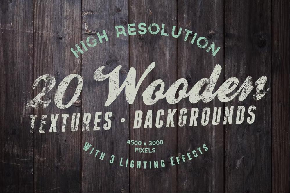 20 Weathered Wood Textures