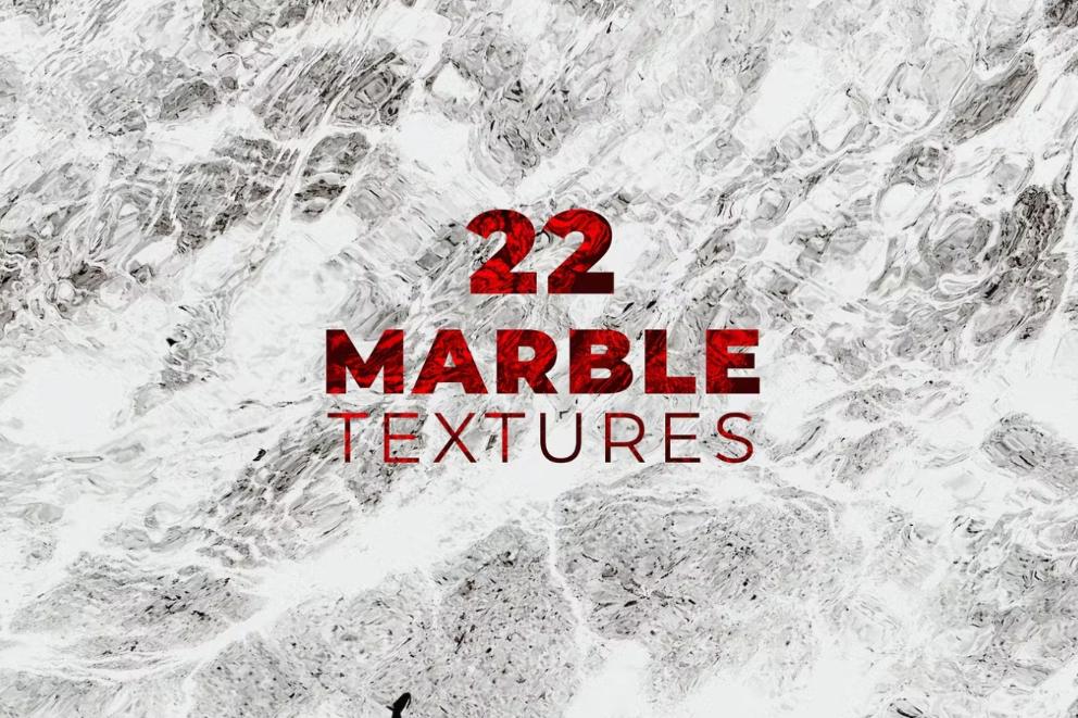 22 Marble Texture Design Set