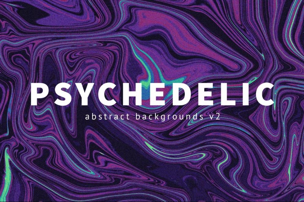 5 Abstract Psychedelic Backgrounds