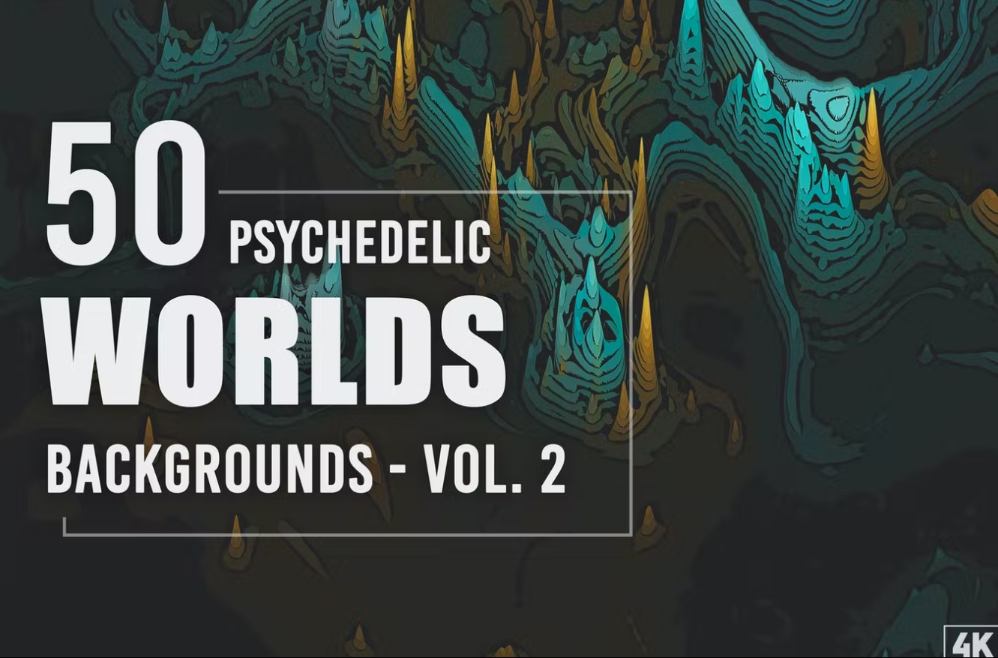50  High Quality Psychedelic Backgrounds