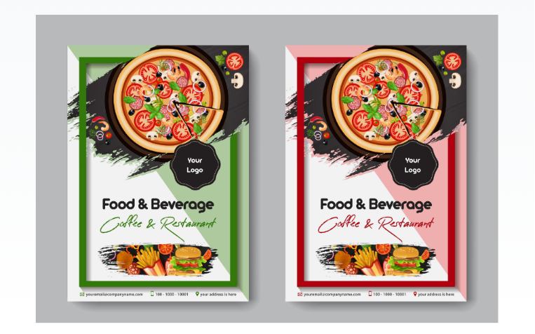 Food and Beverage Flyer Layout Free