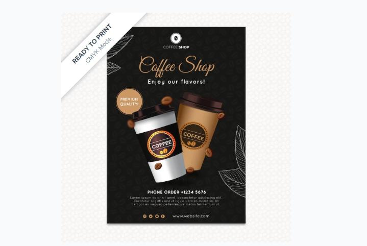 Free Coffee Shop Flyer Design