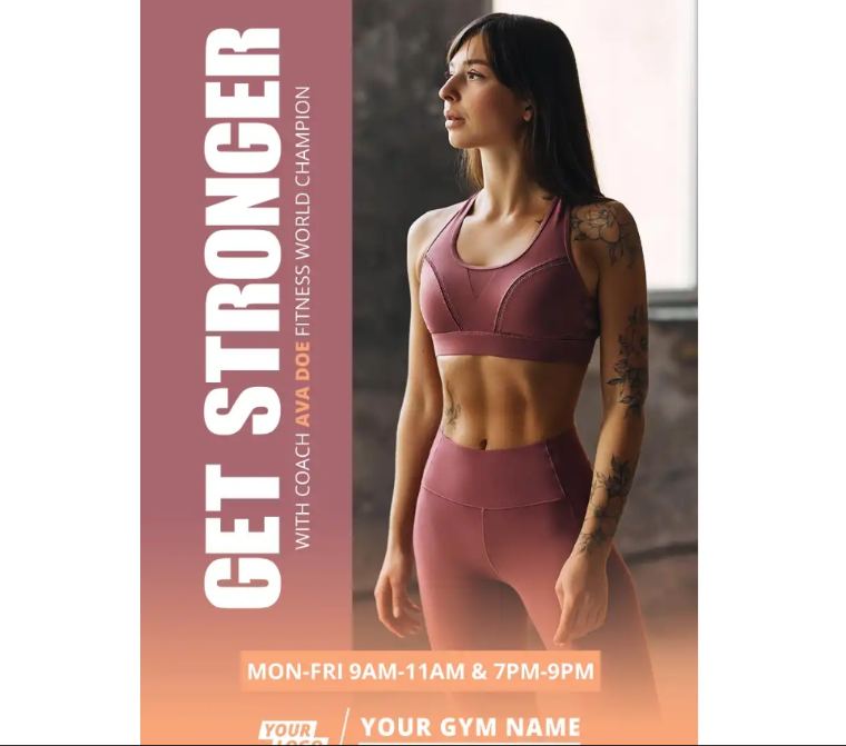 Free Workout Flyer Template