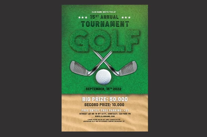 Golf Club Championship Poster Template