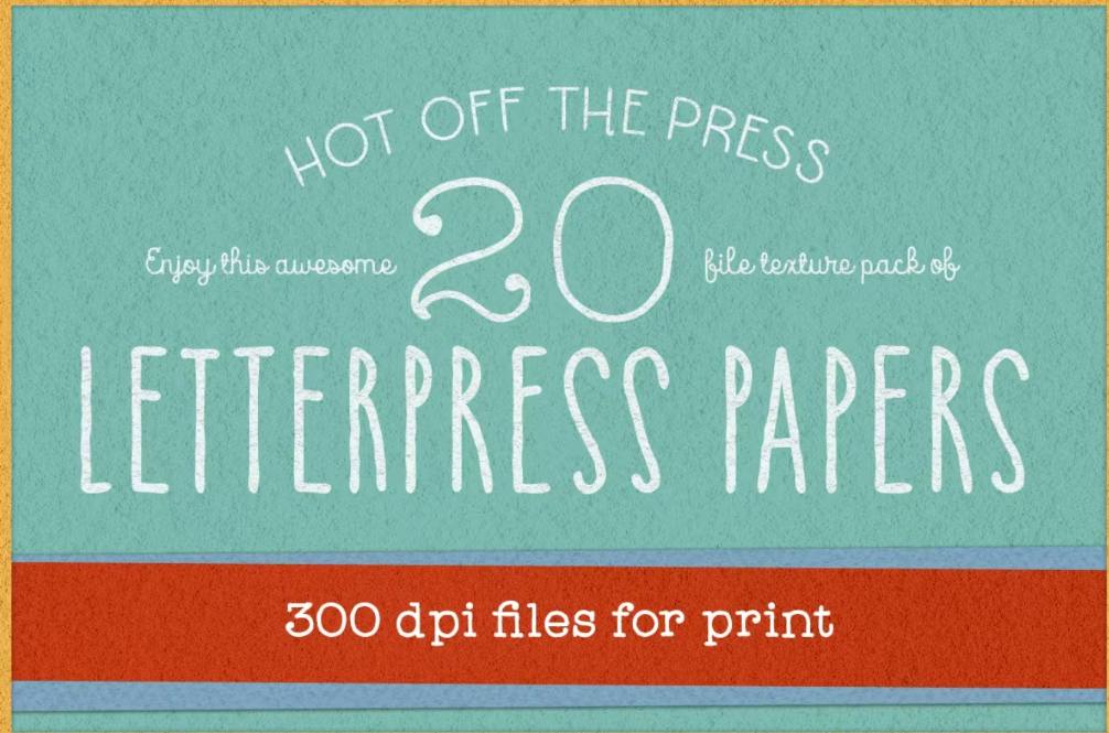High Resolution Letterpress Paper Texture