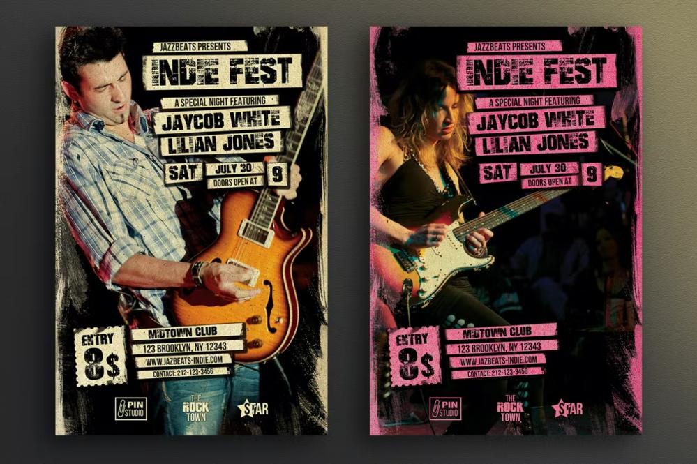 Indie Fest Flyer Template