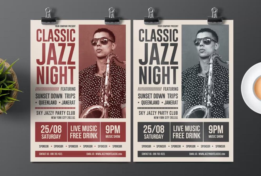 Jazz Concert Flyer Template