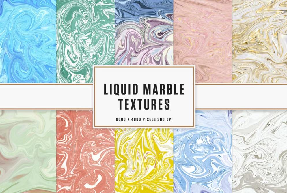 Liquid Marble Textures Set