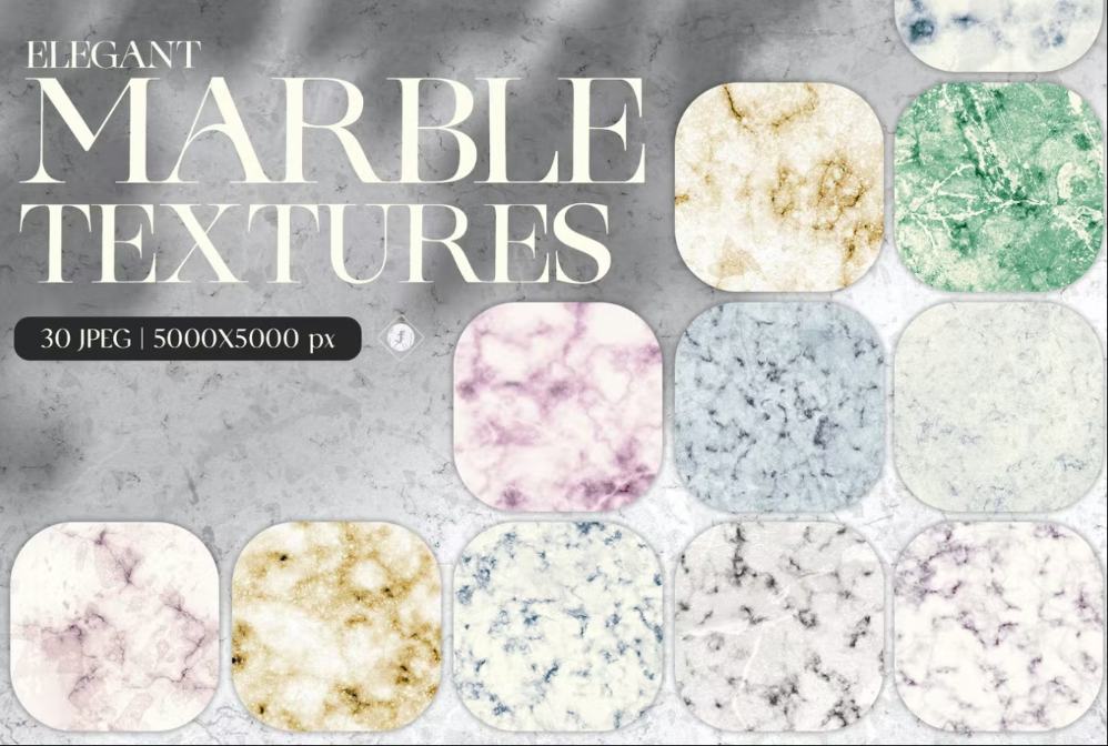 Minimalist Marble Design Set