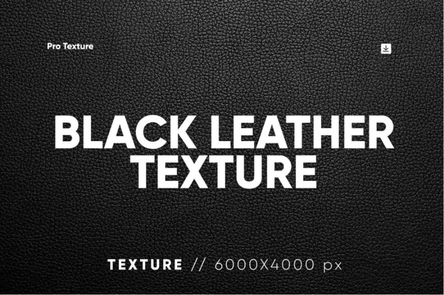 Professional Black Leather Texture