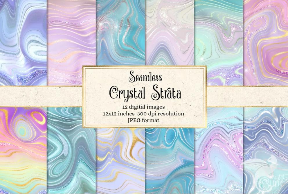 Seamless Marble Textures Set