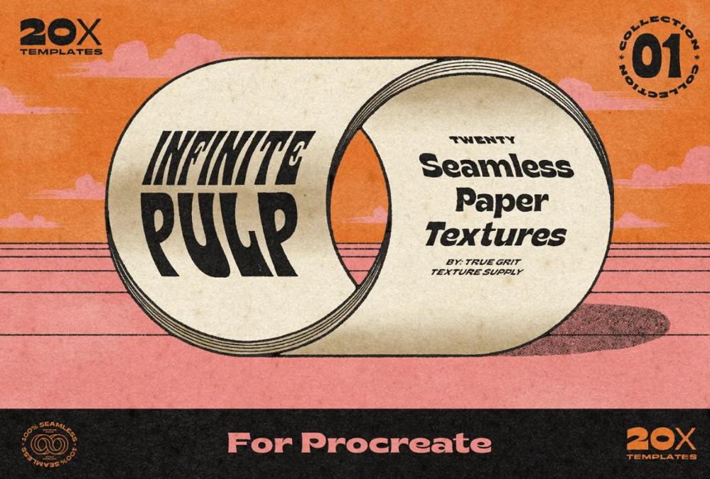 Seamless Vintage Paper Texture Pack