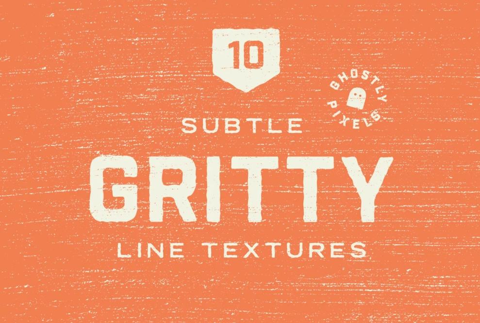 Subtle Gritty Line Textures Set