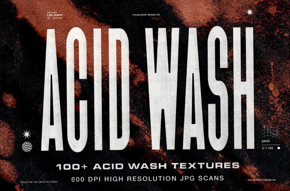 Vintage Acid Wash Textures