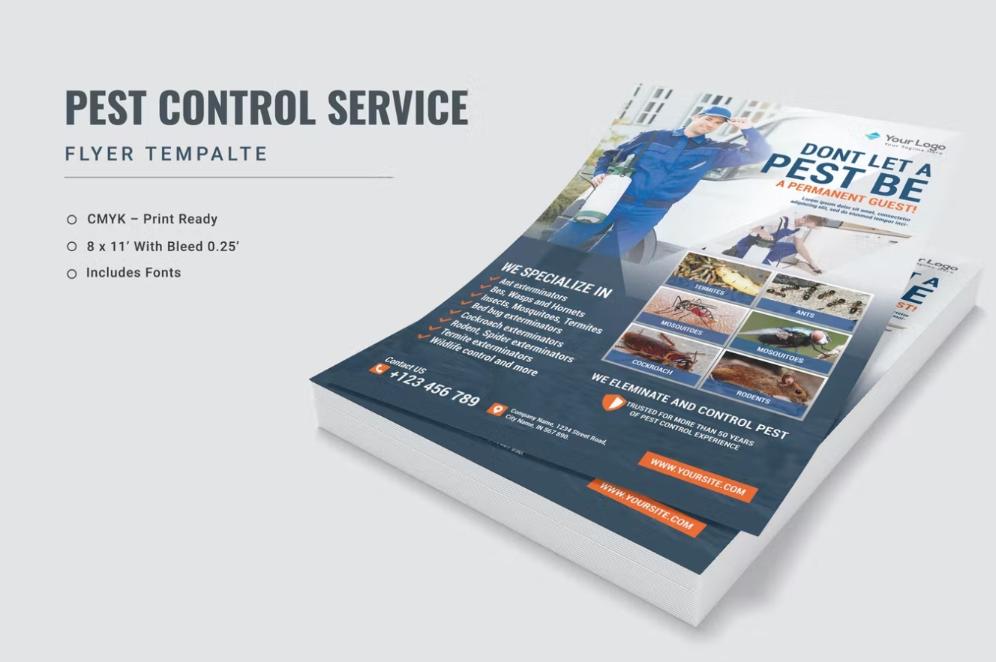 A4 Pest Services Promotional Poster