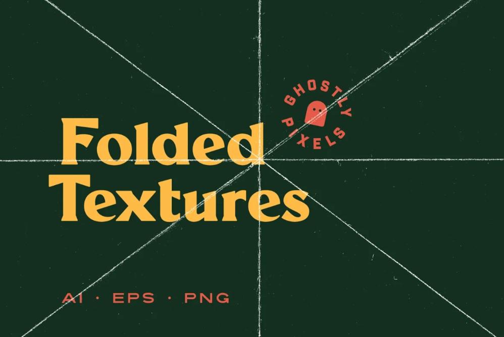 Ai and EPS Folded paper Textures