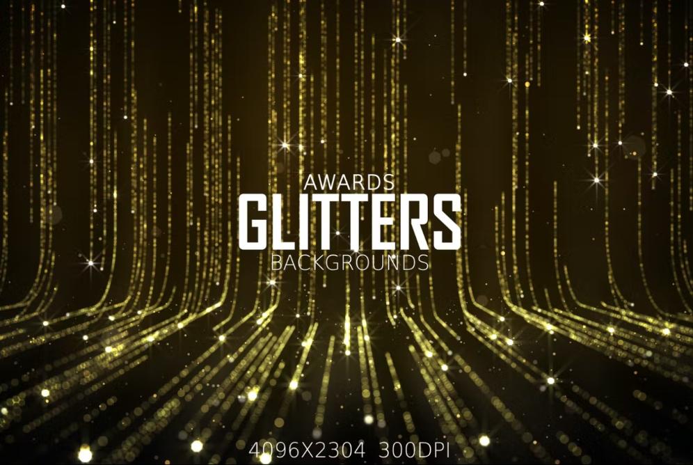 Awards Style Glitter Background