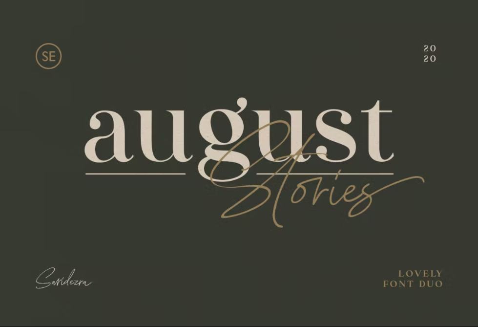 Beautiful and Lovely Font Duo