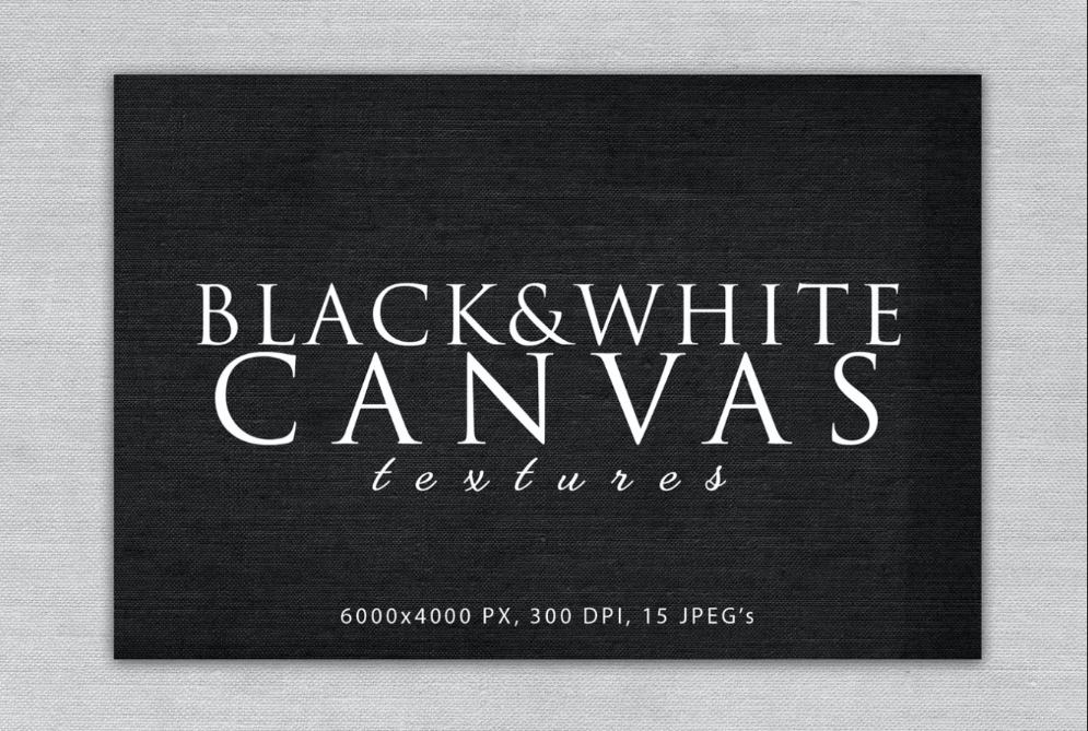 Black and White Canvas Background