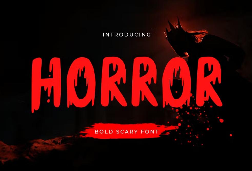 Bold Spooky Style Fonts