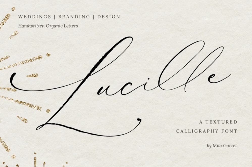Elegant Wedding Calligraphy Font