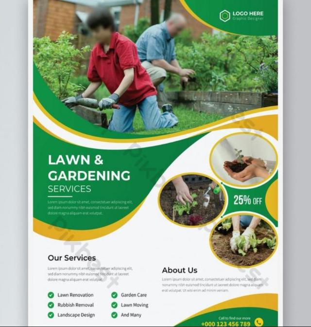 Free Lawn Services Flyer