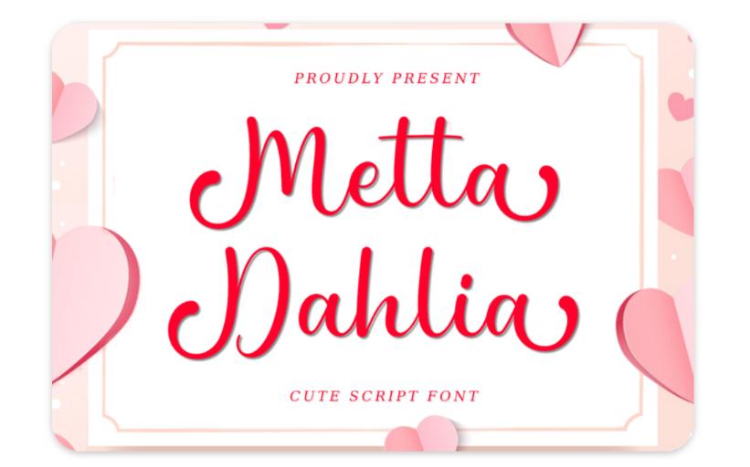 Free Lovely and Girly Font