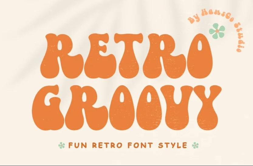 Retro Groovy Fonts