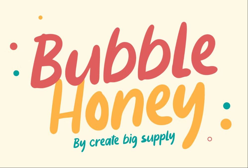 High Quality Bubble Style Fonts