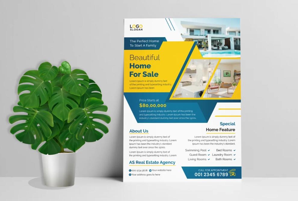 Home for Sale Flyer Template